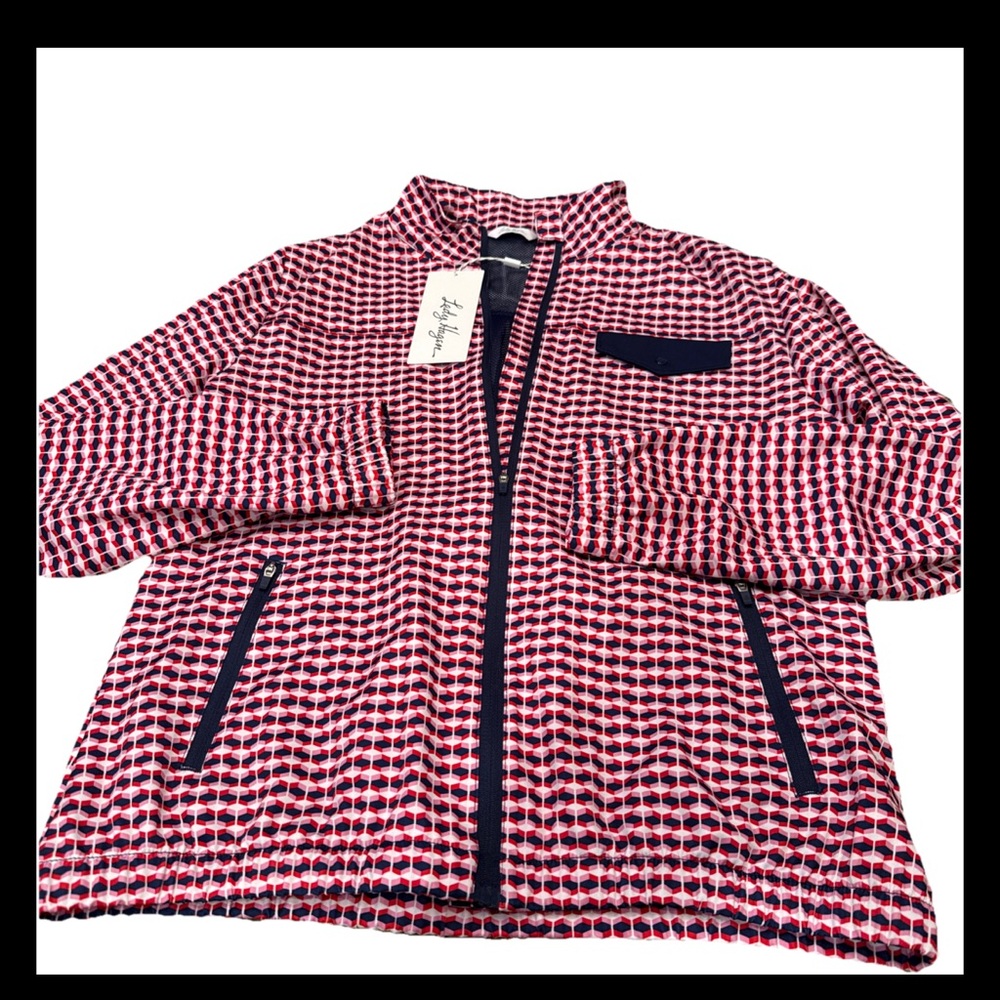 Stylish Women's Red and Blue Jacket